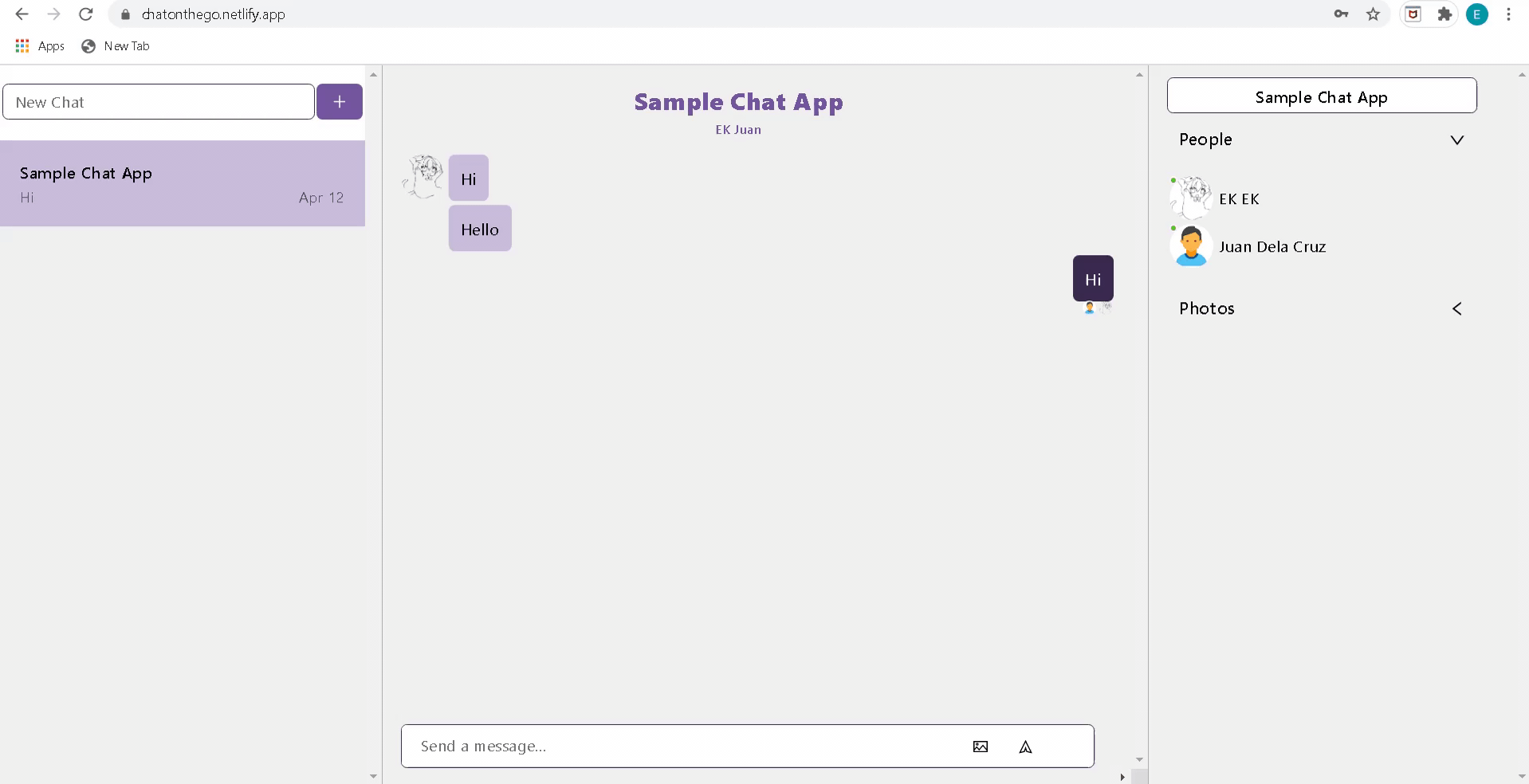React App